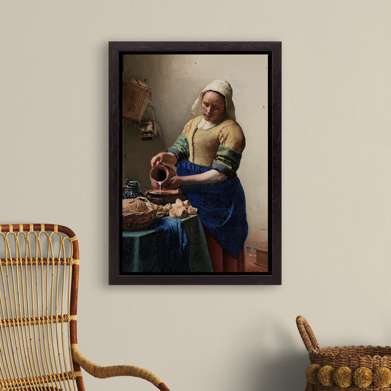 Schilderij Het Melkmeisje door Johannes Vermeer