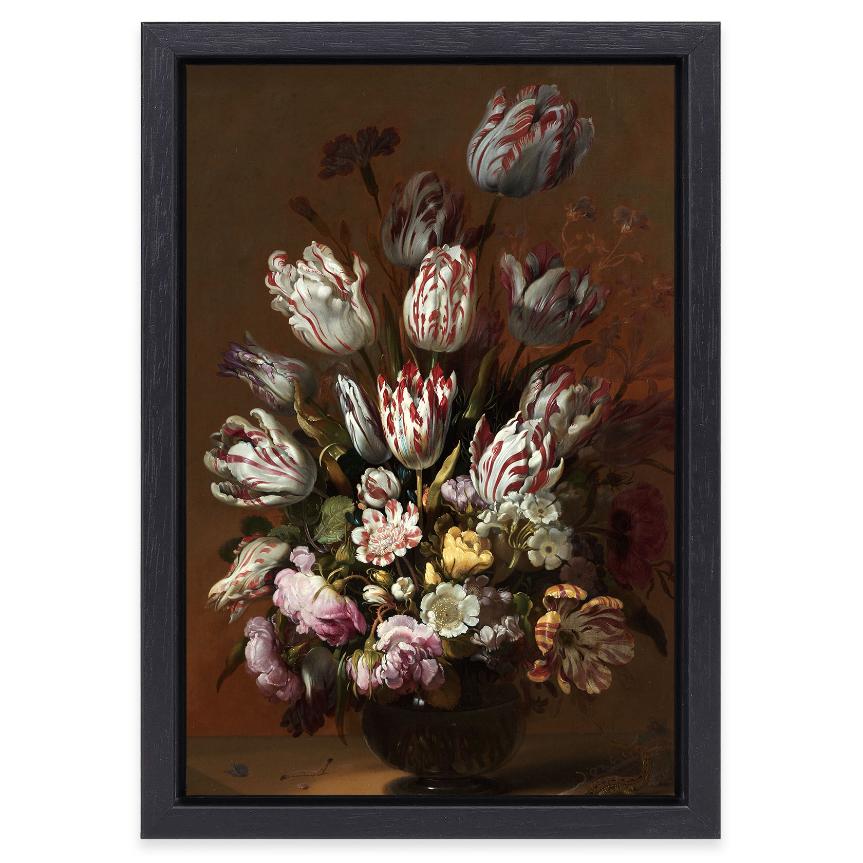 Schilderij Stilleven met bloemen van Abraham Mignon