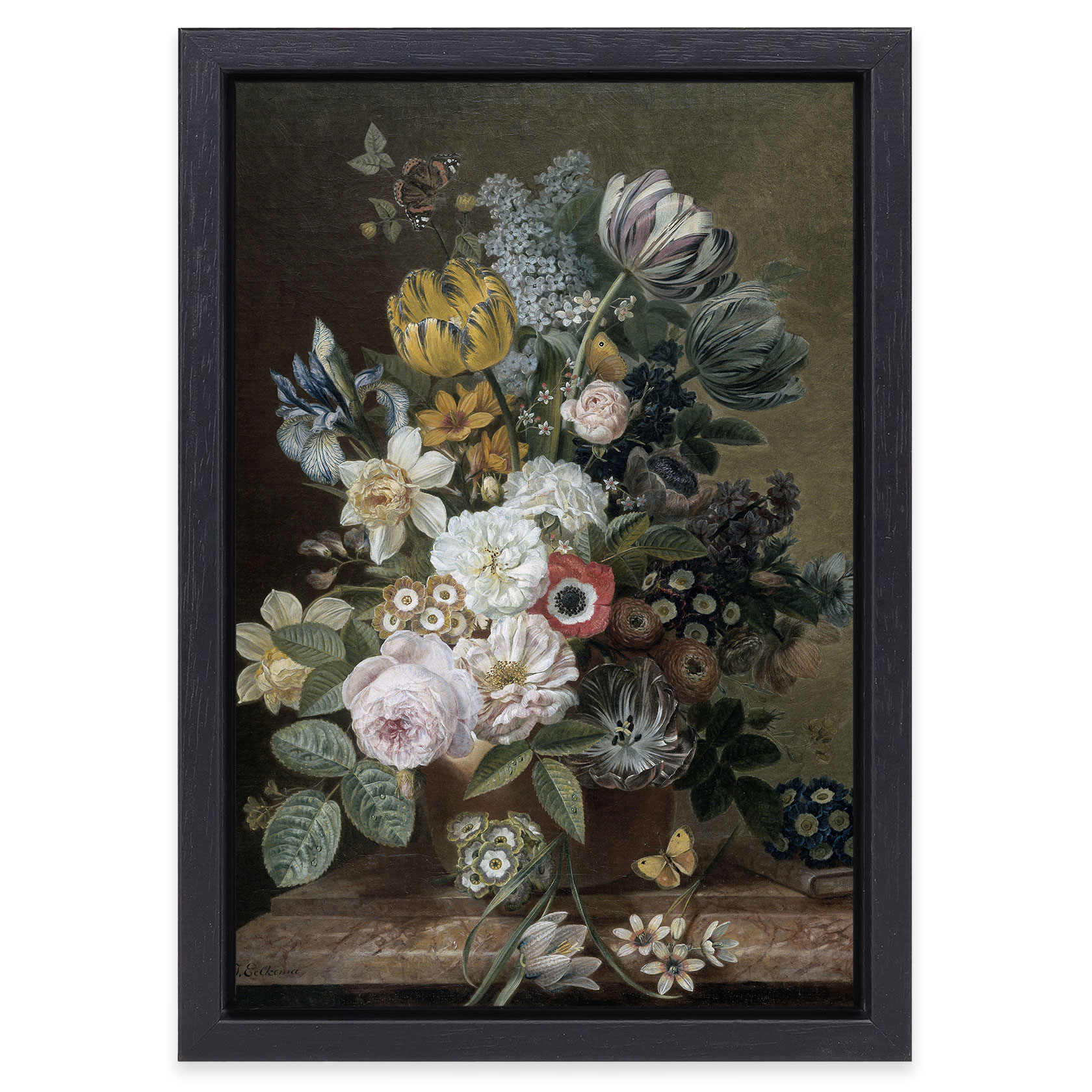 Schilderij Bloemstilleven van Eelke Jelles Eelkema