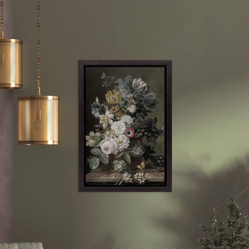 Schilderij Bloemstilleven van Eelke Jelles Eelkema