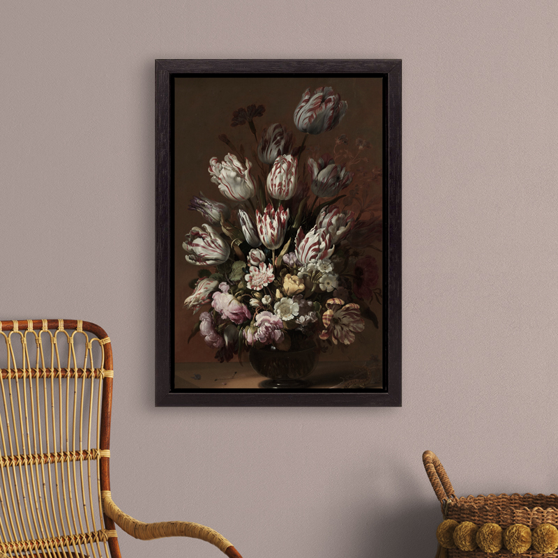 Schilderij Stilleven met bloemen van Abraham Mignon